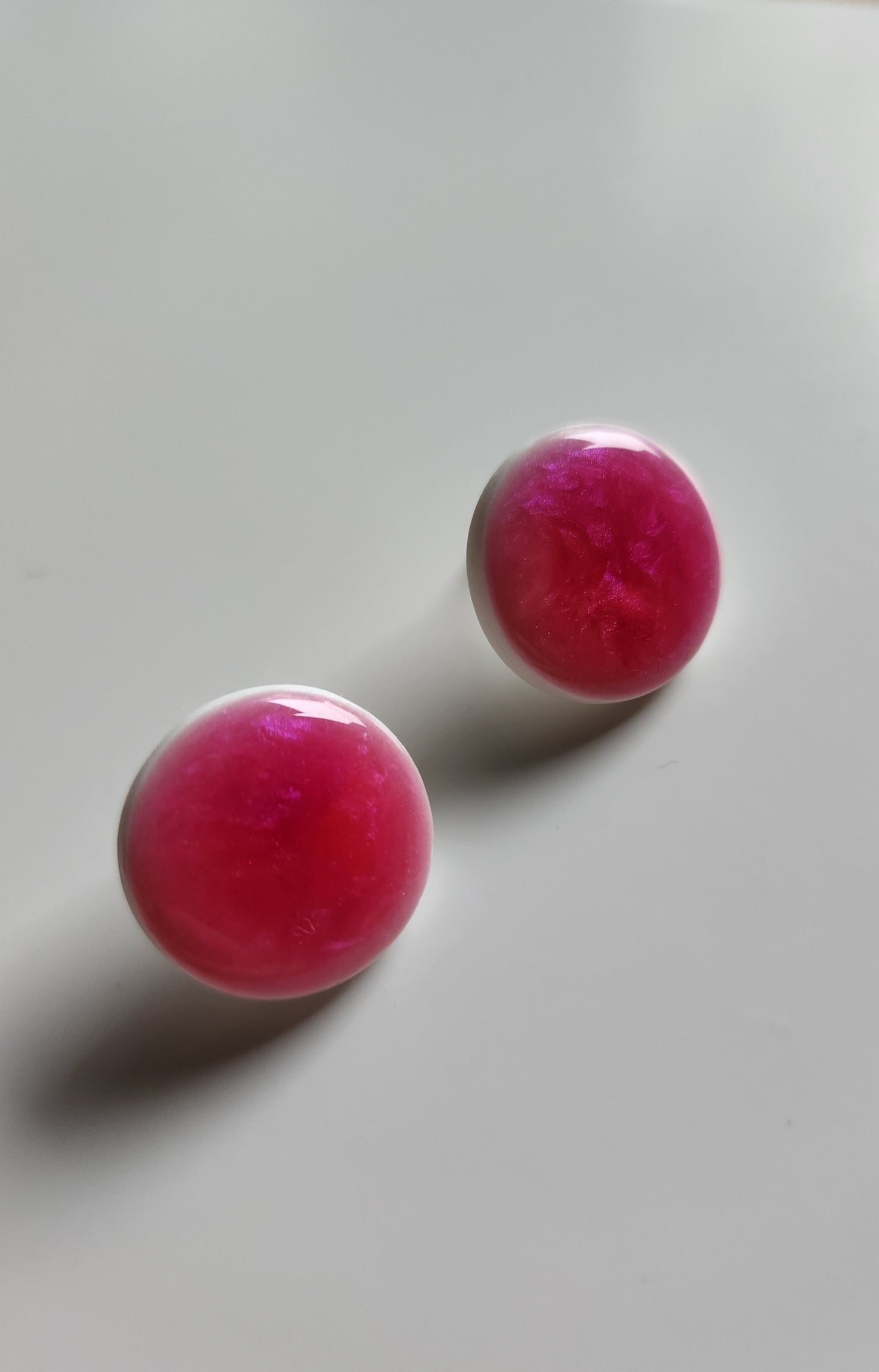 Pink Stud Earrings