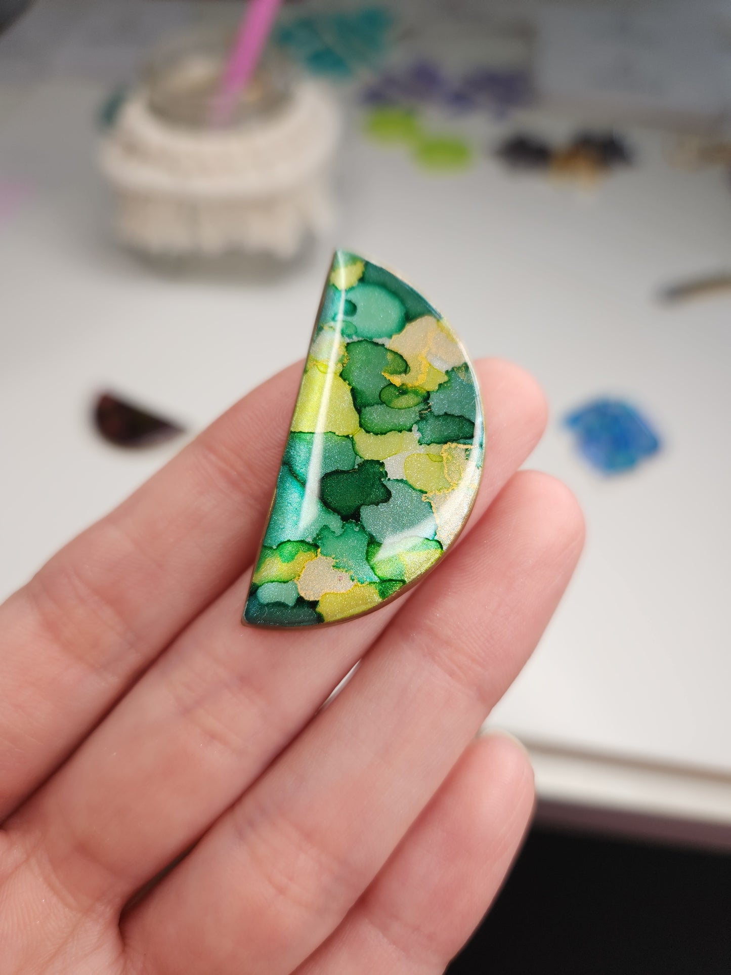Ink-infused Earrings