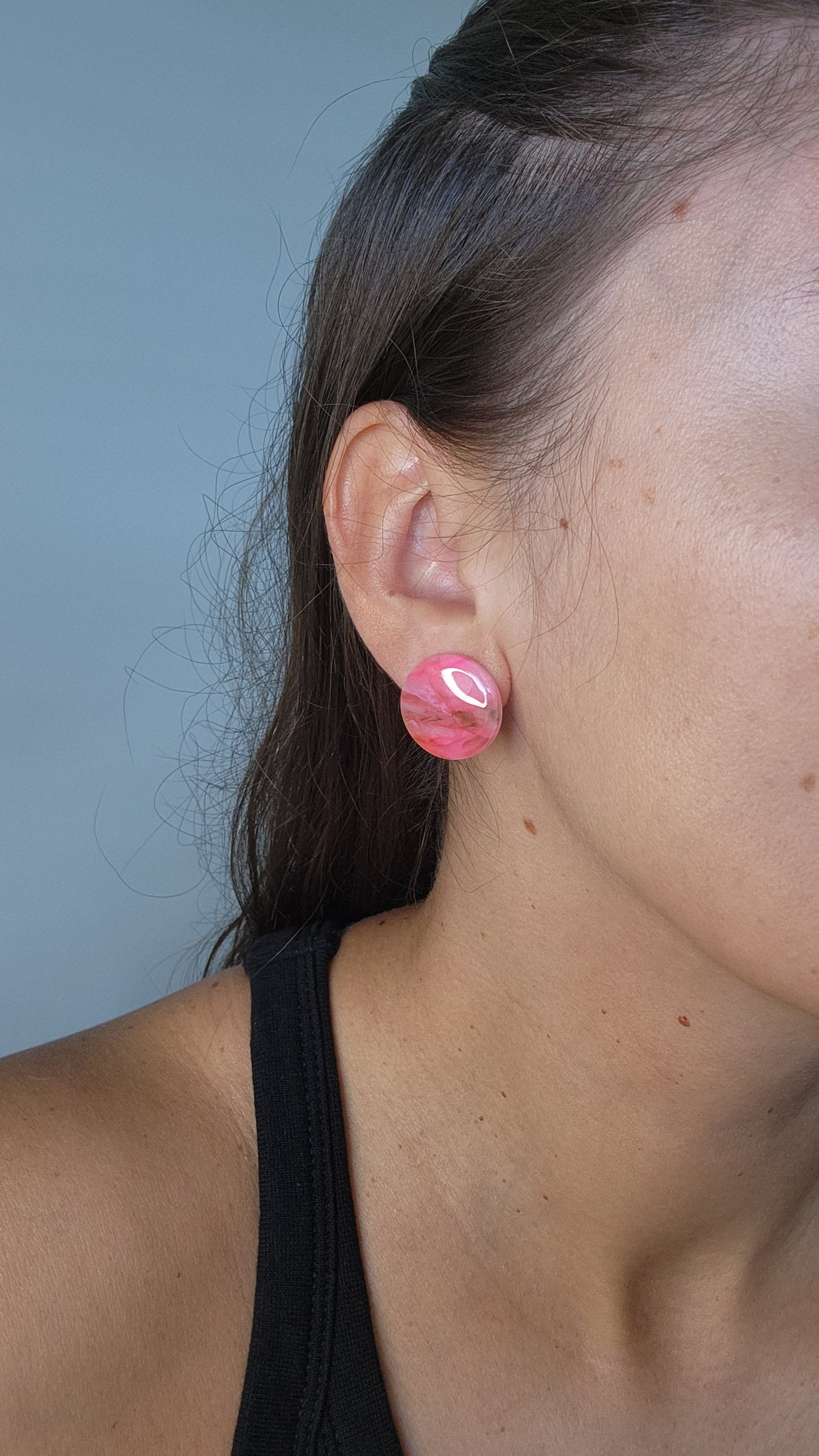 Translucent Stud - Pink Tones