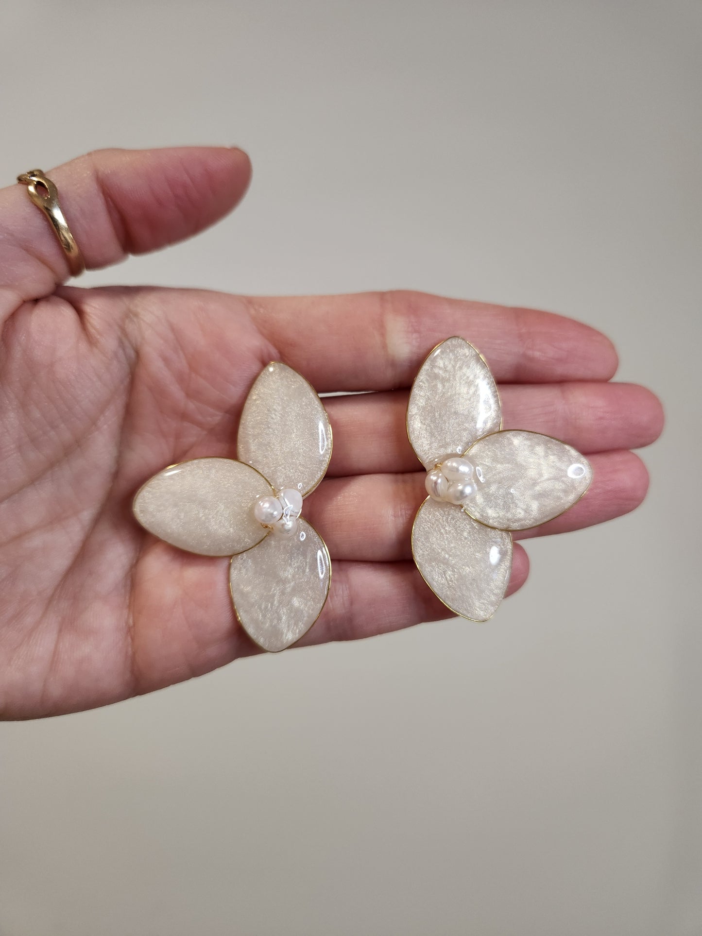 Flor Perlada 3 puntas