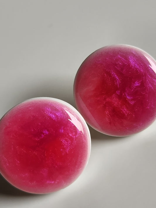 Pink Stud Earrings