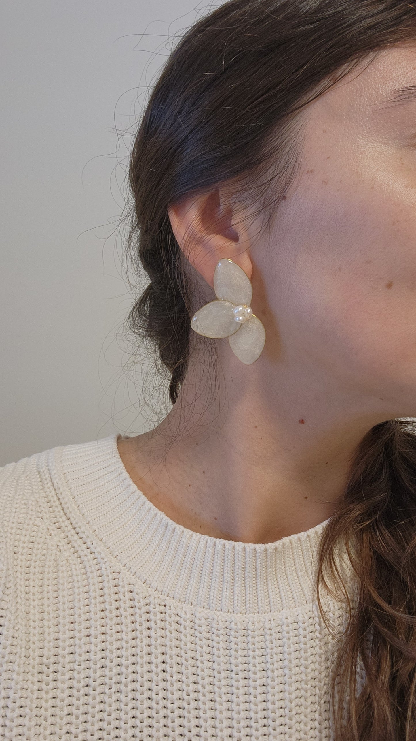 Flor Perlada 3 puntas